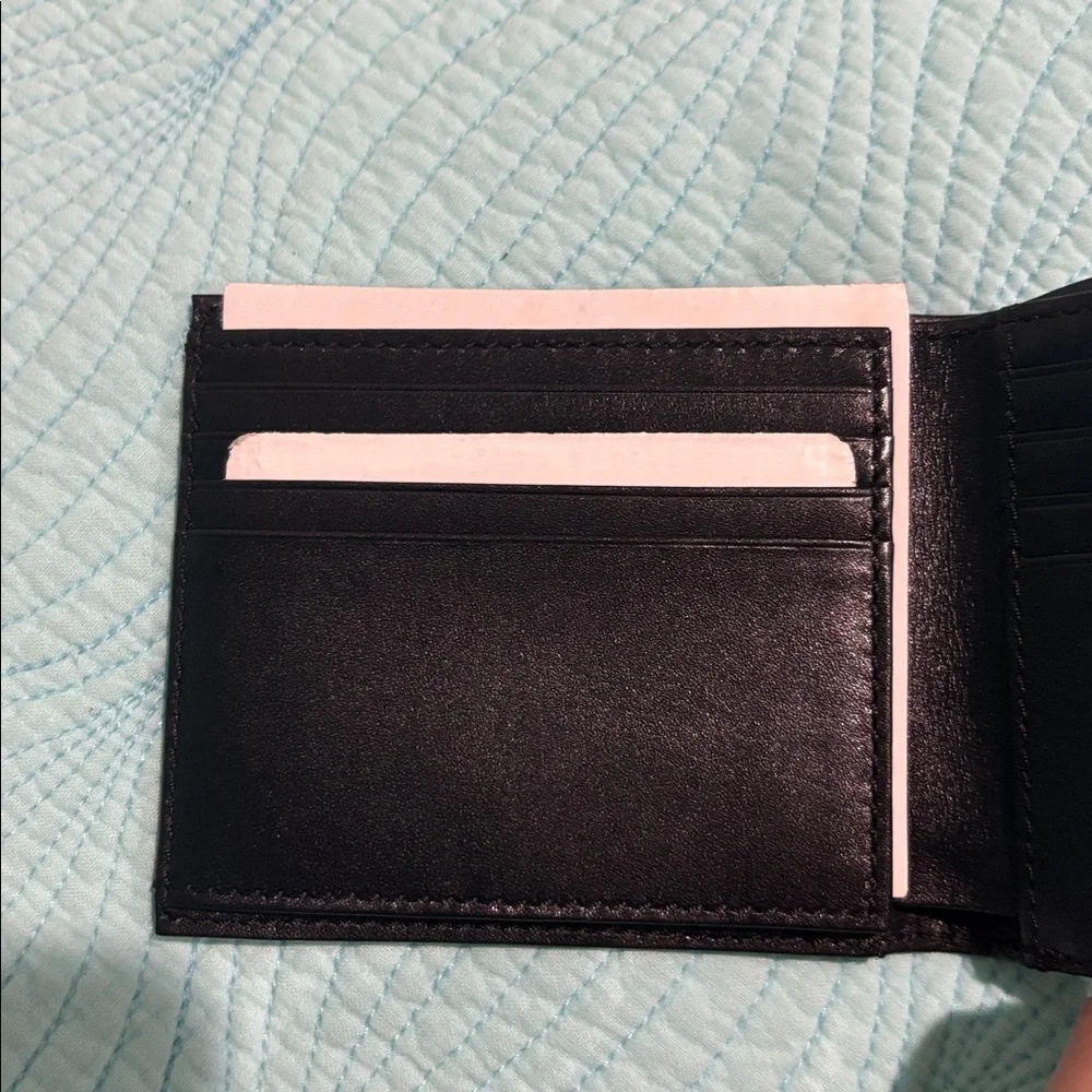 Armani Exchange Black Leather Wallet